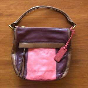 Leather fossil purse